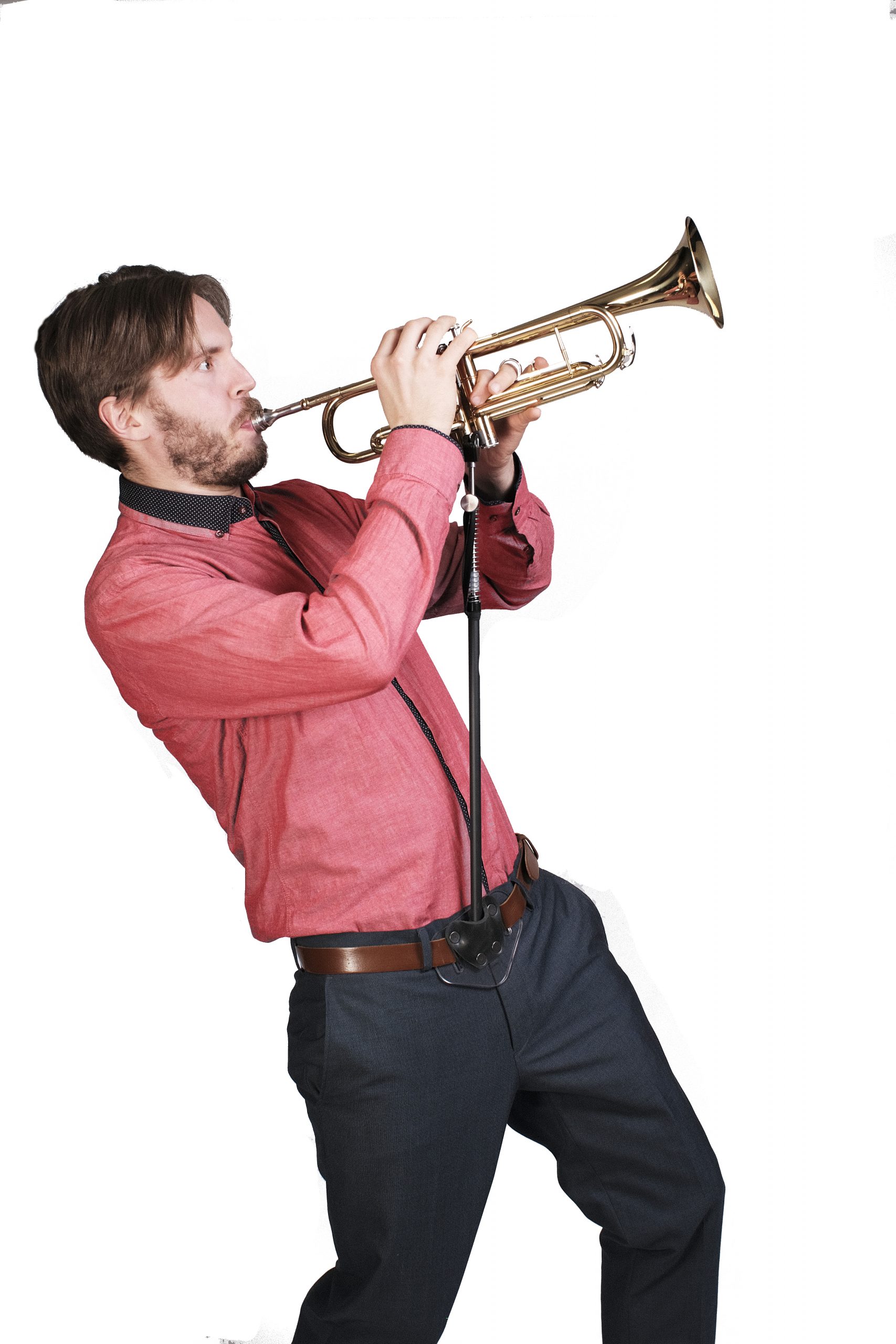 ERGObass trumpet support playing upwards